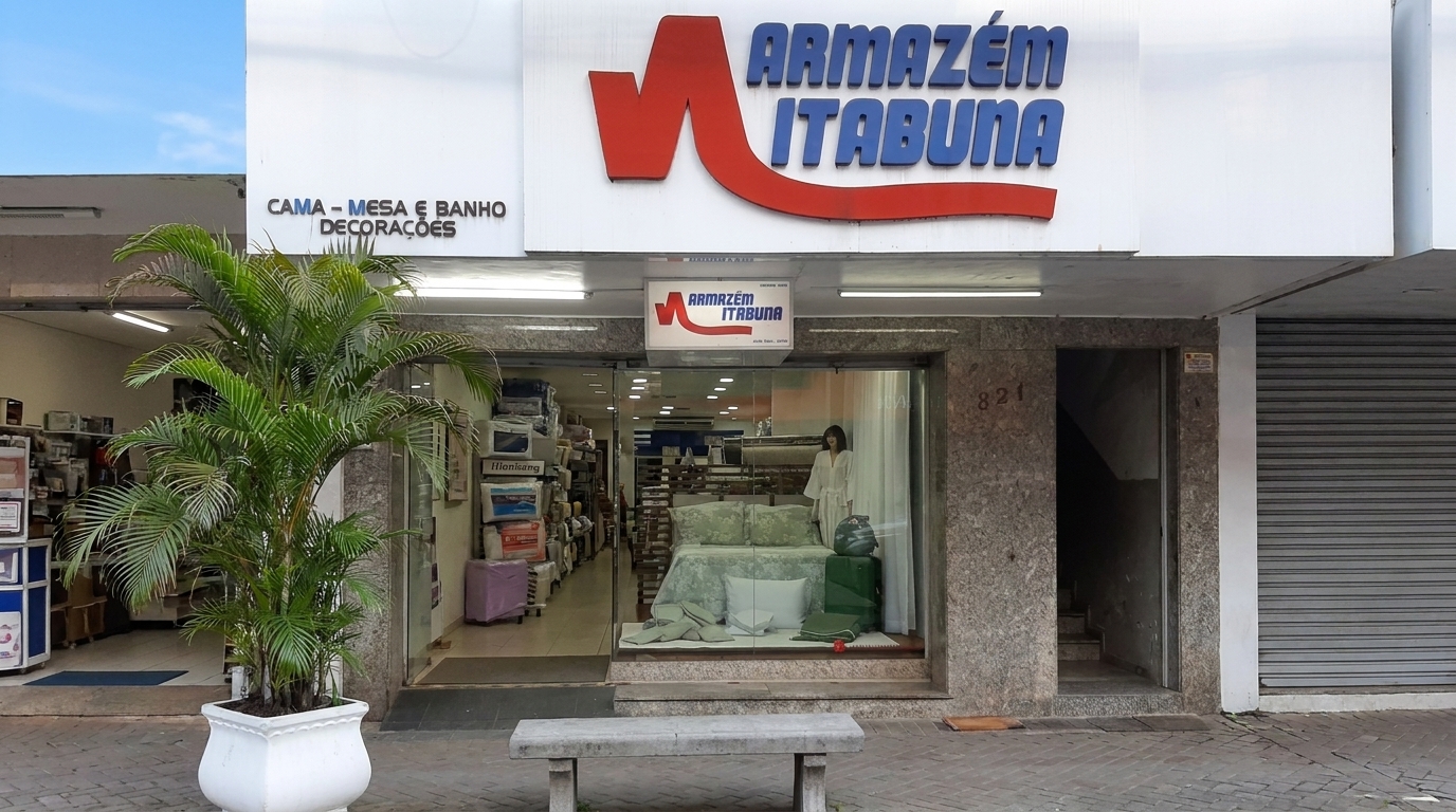 Fachada do Armazém Itabuna na Avenida Cinquentenário